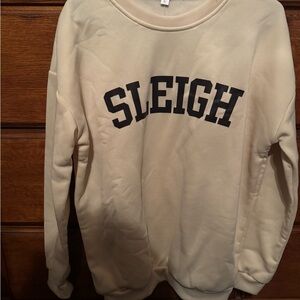 Source Unknown Cream 'Sleigh' Sweater